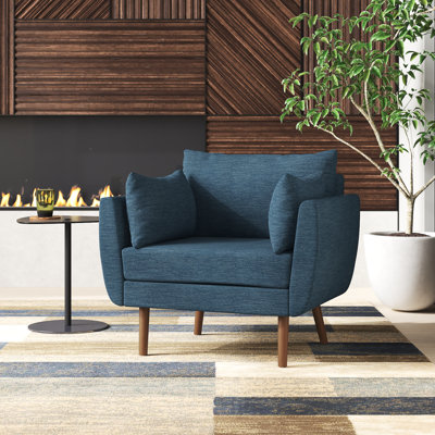 Arleaner 37.5" W Polyester Club Chair by Wade Logan