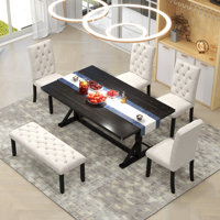 Invaldi 6 - Person Dining Set by Winston Porter