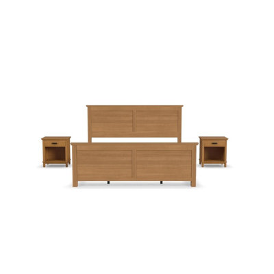Aliyia King Bed, Closed Storage Nightstand, And Dresser by Lark Manor