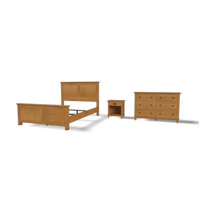 Aliyia Queen Bed, Closed Storage Nightstand, And Dresser by Lark Manor