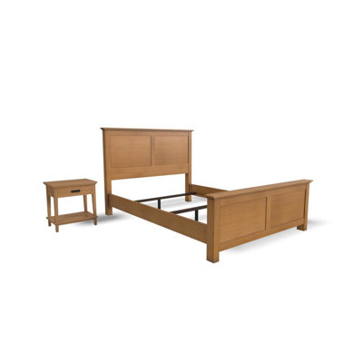 Aliyia Solid Wood Standard 2 Piece Bedroom Set by Lark Manor