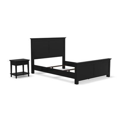 Aliyia Solid Wood Standard 2 Piece Bedroom Set by Lark Manor