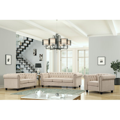 Anavi 3 Piece Living Room Set
