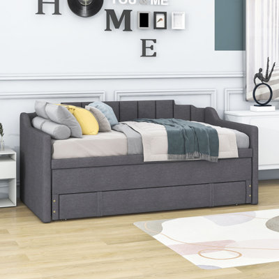 Twin Daybed with Trundle by Red Barrel Studio