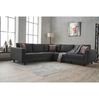 Centreville Upholstered Sectional by East Urban Home