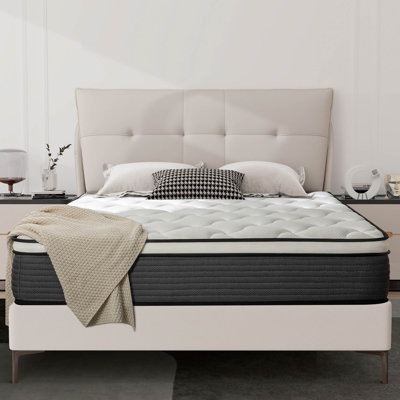 Meith 12" Plush Memory Foam Hybrid Mattress in a Box, OEKO-TEXCertified