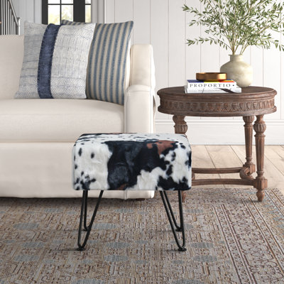 Cannock 19" Wide Rectangle Animal Print Footstool by Laurel Foundry Modern Farmhouse