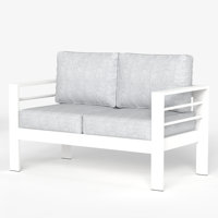 Alturas Hoeg 50" Wide Outdoor Loveseat with Cushions by LayinSun