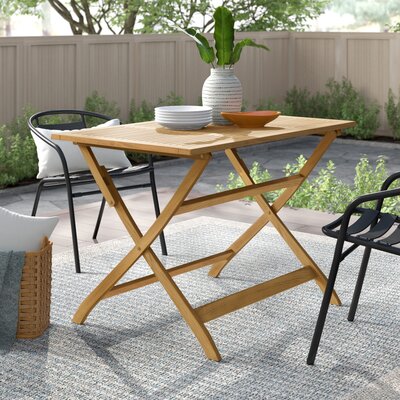 Amaure Folding Wooden Dining Table by Gracie Oaks