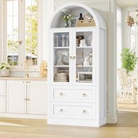 Arvad 69.7" Arched Kitchen Pantry by Wade Logan