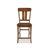 Kimio Solid Wood Bar Stool by Loon Peak