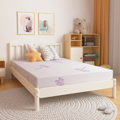 EGOHOME Lavender Medium Memory Foam Mattress by EGOHOME