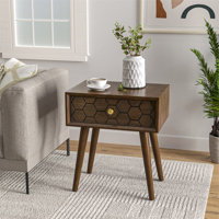 Genelia 1 - Drawer Nightstand in Brown by George Oliver