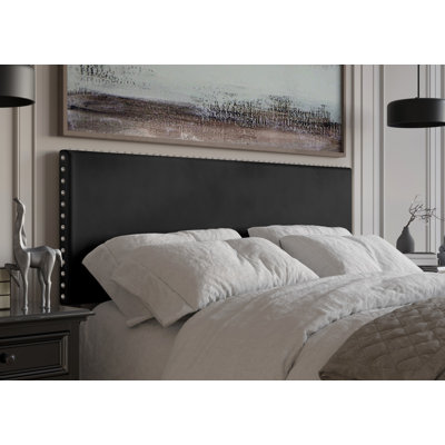 Haawa Velvet Upholstered Panel Headboard by Mercer41