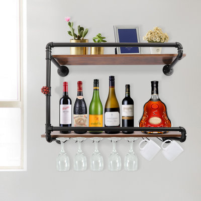 Danczyk Wine Bottle & Glass Rack by Williston Forge