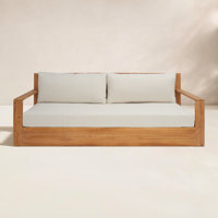 Azul Brazilian Teak Patio Sofa by Joss & Main
