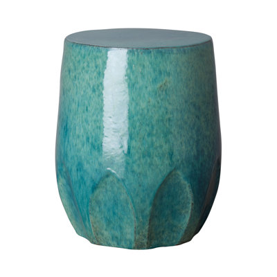 Clesha Ceramic Garden Stool by Bungalow Rose