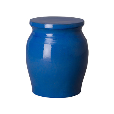 Clesha Ceramic Garden Stool by Bungalow Rose