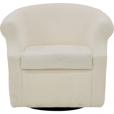 Buril 3.5" W Swivel Barrel Chair by Wildon Home