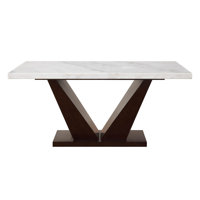 Finau 64" Pedestal Dining Table by Orren Ellis