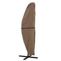 Offset Outdoor Umbrella Cover - Heavy-Duty Waterproof Protection for Banana Frame Umbrellas Up to 11.5 Ft Round or 7.5 Ft Square by Pure Garden by Freeport Park
