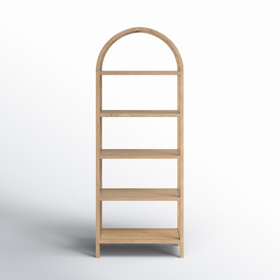 Mishra 80" H x 30" W Standard Bookcase