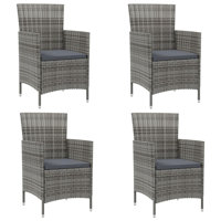 Patio Dining Armchair with Cushion by Red Barrel Studio