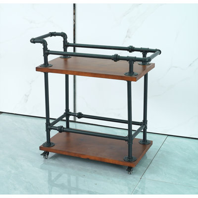 Bar Carts/Serving Carts/Kitchen Carts/Wine Rack Carts On Wheels With Storage Kitchen Island Cart by 17 Stories