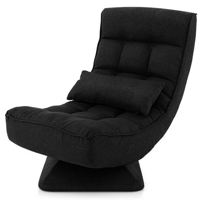 Ebern Designs Reclining Swiveling Floor Game Chair by Ebern Designs