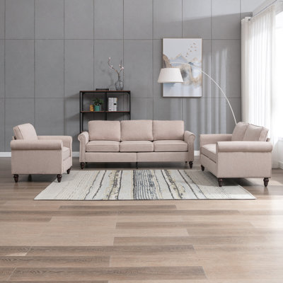 Berkhamstead 3 Piece Living Room Set by Red Barrel Studio
