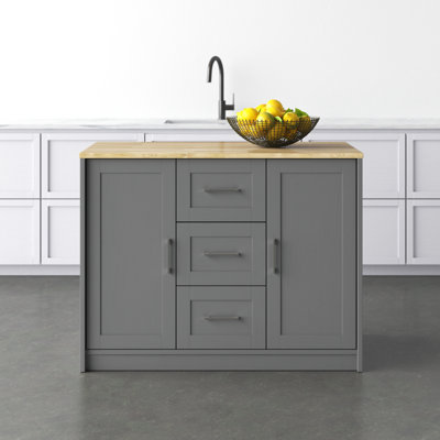 Allycia Kitchen Island by Lark Manor