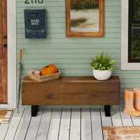 Pinesdale Outdoor MgO Stone/Concrete Garden Bench by The Twillery Co.