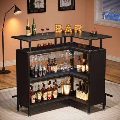 Bhima Bar Unit with Storage by Wade Logan