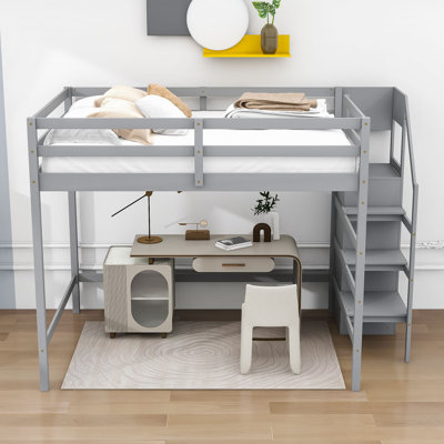 Fidana Full Loft Bed by Harriet Bee by Harriet Bee