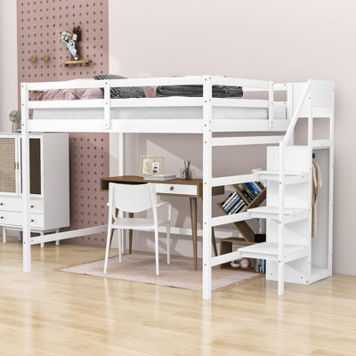Fidana Full Loft Bed by Harriet Bee by Harriet Bee