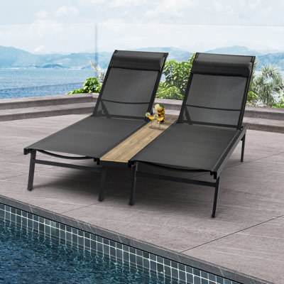 Abbighail Outdoor Double chaise