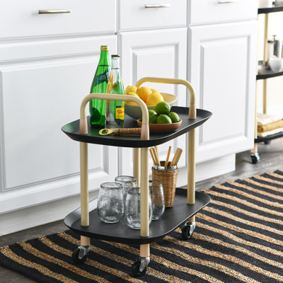 Alline Smolan Bar Cart by Ebern Designs