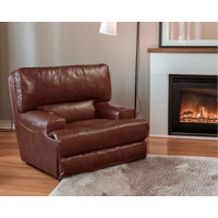 50" Wide Genuine Leather Power Recliner