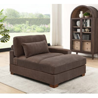 Ariee Upholstered Chaise Lounge by Wade Logan
