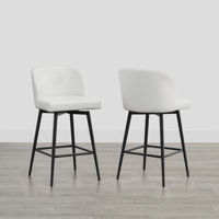Benedit Swivel Counter & Bar Stool by Wade Logan