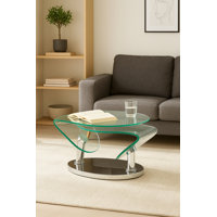 Gerriet Extendable Pedestal Coffee Table by Orren Ellis