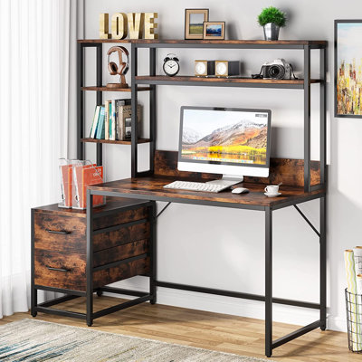 Desk with Hutch by 17 Stories
