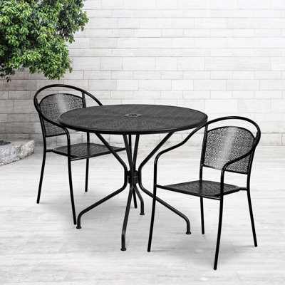 Round 2 - Person 35.25" Long Bistro Set