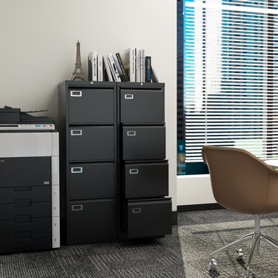 4 Drawer Vertical Filing Cabinet by Inbox Zero