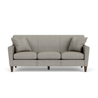 80" Round Arm Sofa by Flexsteel