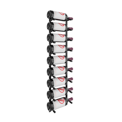 9-Bottle Wall Mounted Wine Bottle Rack by Everly Quinn