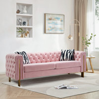 Jamayiah 84.25" Square Arm Sofa