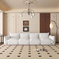 Minarik 4-Seat Chenille Fabric Upholstered Sectional Sofa by Ebern Designs