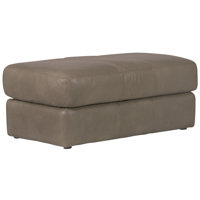 Jolaine Italian Leather Match Ottoman