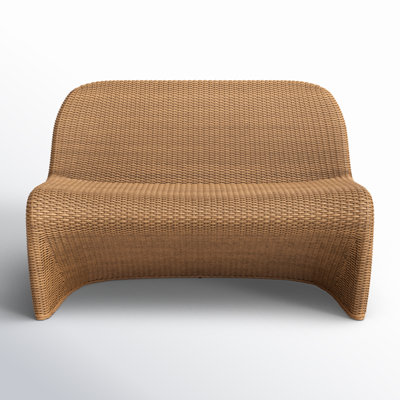 Daughtery Wicker Bench by Joss & Main